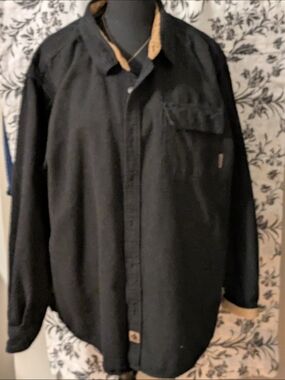 Legendary Whitetails Black Long Sleeve Shirt with Tan Accents